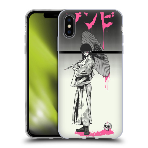 Zombie Makeout Club Art Chance Of Rain Soft Gel Case for Apple iPhone XS Max