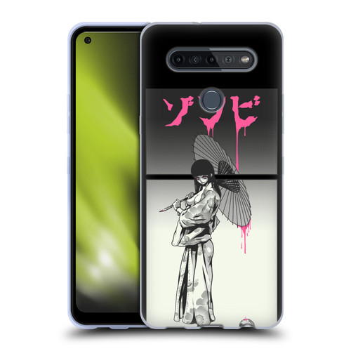 Zombie Makeout Club Art Chance Of Rain Soft Gel Case for LG K51S