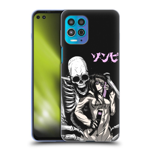 Zombie Makeout Club Art Stop Drop Selfie Soft Gel Case for Motorola Moto G100