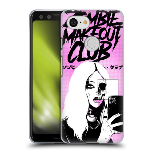Zombie Makeout Club Art Selfie Skull Soft Gel Case for Google Pixel 3