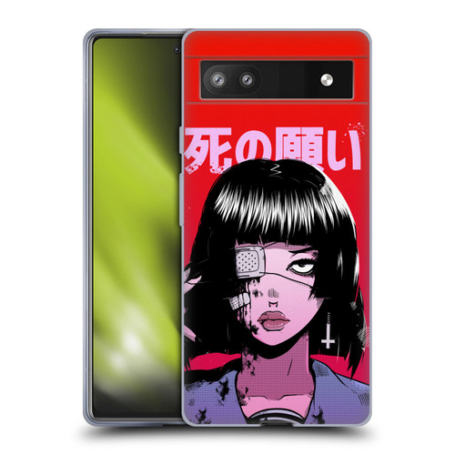 Zombie Makeout Club Art Eye Patch Soft Gel Case for Google Pixel 6a