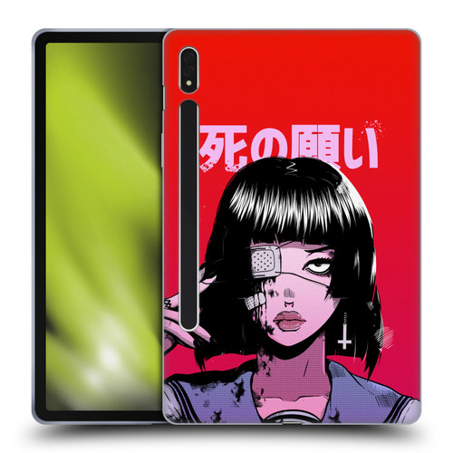 Zombie Makeout Club Art Eye Patch Soft Gel Case for Samsung Galaxy Tab S8