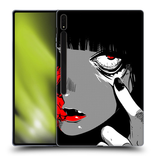 Zombie Makeout Club Art Eye Soft Gel Case for Samsung Galaxy Tab S8 Ultra