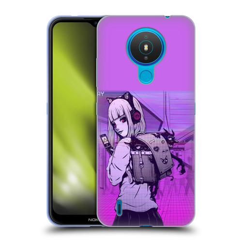 Zombie Makeout Club Art Drama Rides On My Back Soft Gel Case for Nokia 1.4