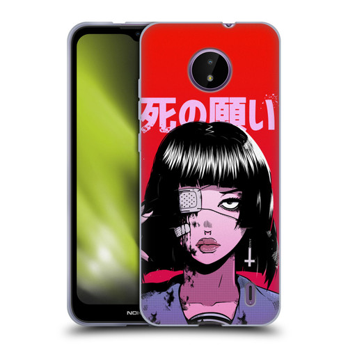 Zombie Makeout Club Art Eye Patch Soft Gel Case for Nokia C10 / C20