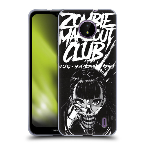Zombie Makeout Club Art Face Off Soft Gel Case for Nokia C10 / C20