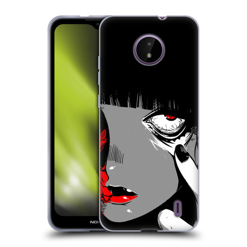 Zombie Makeout Club Art Eye Soft Gel Case for Nokia C10 / C20