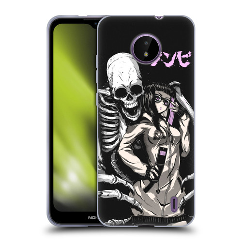 Zombie Makeout Club Art Stop Drop Selfie Soft Gel Case for Nokia C10 / C20
