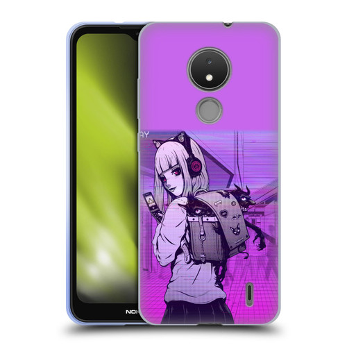 Zombie Makeout Club Art Drama Rides On My Back Soft Gel Case for Nokia C21