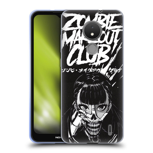 Zombie Makeout Club Art Face Off Soft Gel Case for Nokia C21