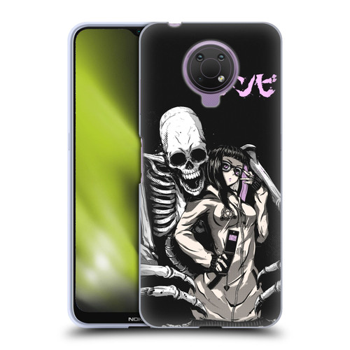 Zombie Makeout Club Art Stop Drop Selfie Soft Gel Case for Nokia G10