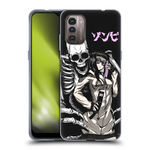 Zombie Makeout Club Art Stop Drop Selfie Soft Gel Case for Nokia G11 / G21