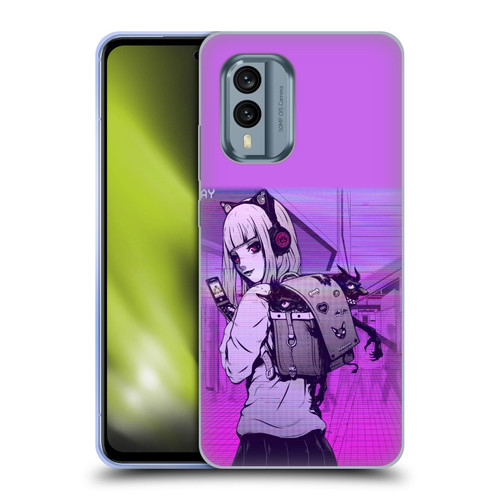 Zombie Makeout Club Art Drama Rides On My Back Soft Gel Case for Nokia X30
