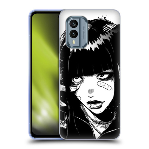 Zombie Makeout Club Art See Thru You Soft Gel Case for Nokia X30