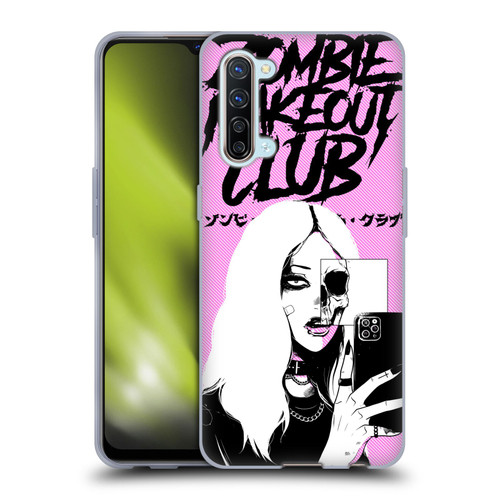 Zombie Makeout Club Art Selfie Skull Soft Gel Case for OPPO Find X2 Lite 5G