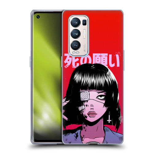 Zombie Makeout Club Art Eye Patch Soft Gel Case for OPPO Find X3 Neo / Reno5 Pro+ 5G
