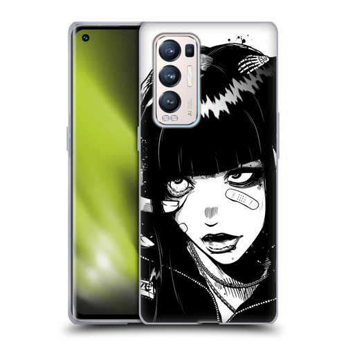Zombie Makeout Club Art See Thru You Soft Gel Case for OPPO Find X3 Neo / Reno5 Pro+ 5G