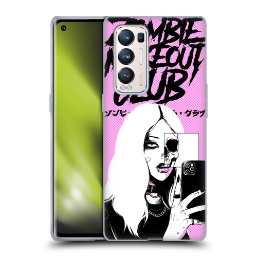 Zombie Makeout Club Art Selfie Skull Soft Gel Case for OPPO Find X3 Neo / Reno5 Pro+ 5G