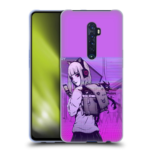 Zombie Makeout Club Art Drama Rides On My Back Soft Gel Case for OPPO Reno 2