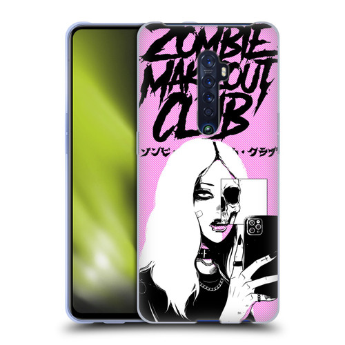 Zombie Makeout Club Art Selfie Skull Soft Gel Case for OPPO Reno 2