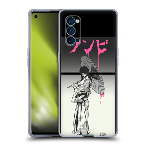 Zombie Makeout Club Art Chance Of Rain Soft Gel Case for OPPO Reno 4 Pro 5G