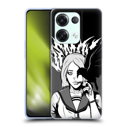 Zombie Makeout Club Art Crow Soft Gel Case for OPPO Reno8 Pro
