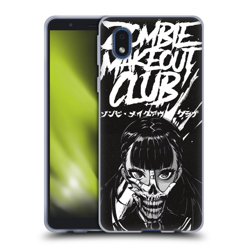 Zombie Makeout Club Art Face Off Soft Gel Case for Samsung Galaxy A01 Core (2020)