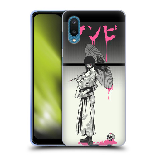 Zombie Makeout Club Art Chance Of Rain Soft Gel Case for Samsung Galaxy A02/M02 (2021)