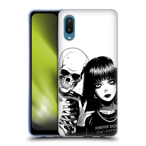 Zombie Makeout Club Art Forever Knows Best Soft Gel Case for Samsung Galaxy A02/M02 (2021)