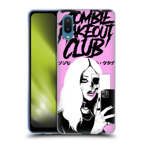 Zombie Makeout Club Art Selfie Skull Soft Gel Case for Samsung Galaxy A02/M02 (2021)