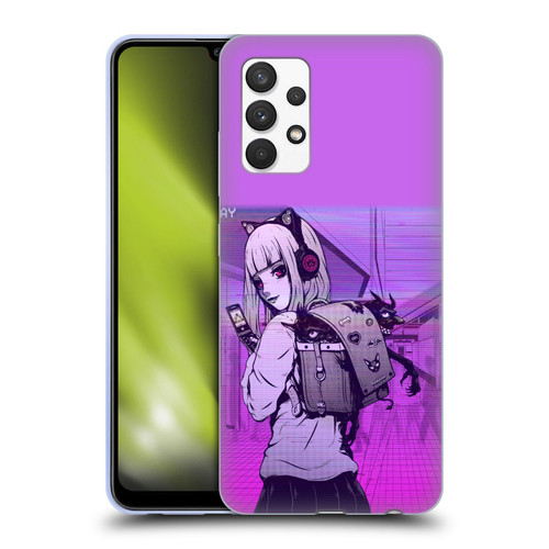 Zombie Makeout Club Art Drama Rides On My Back Soft Gel Case for Samsung Galaxy A32 (2021)