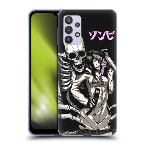 Zombie Makeout Club Art Stop Drop Selfie Soft Gel Case for Samsung Galaxy A32 5G / M32 5G (2021)