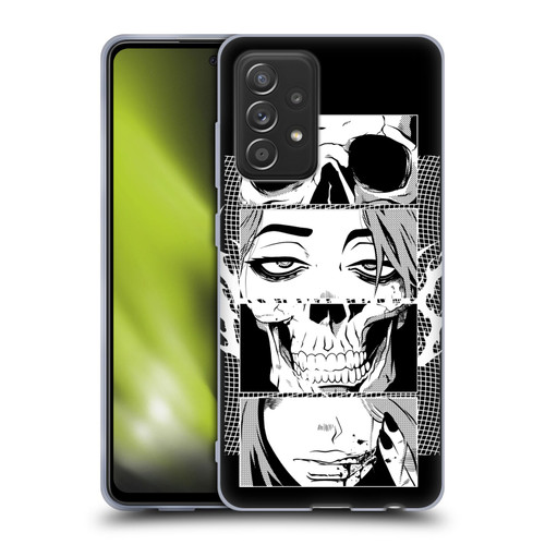 Zombie Makeout Club Art Skull Collage Soft Gel Case for Samsung Galaxy A52 / A52s / 5G (2021)