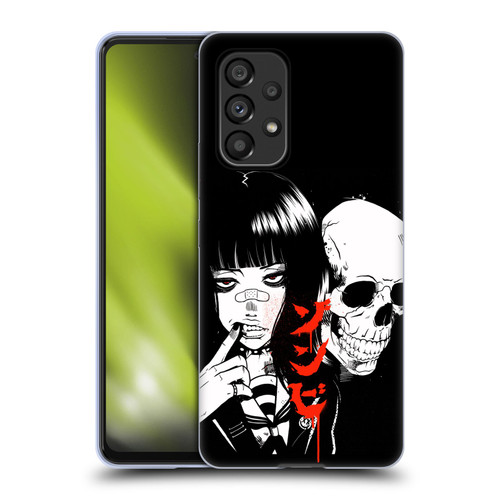 Zombie Makeout Club Art Girl And Skull Soft Gel Case for Samsung Galaxy A53 5G (2022)