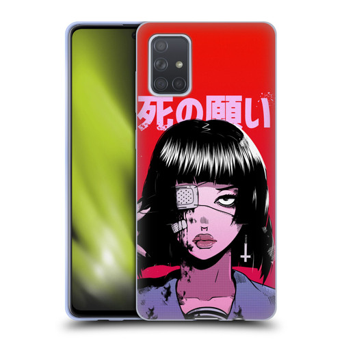 Zombie Makeout Club Art Eye Patch Soft Gel Case for Samsung Galaxy A71 (2019)