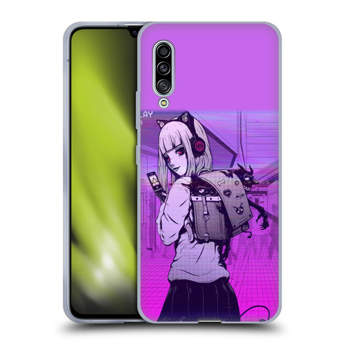 Zombie Makeout Club Art Drama Rides On My Back Soft Gel Case for Samsung Galaxy A90 5G (2019)