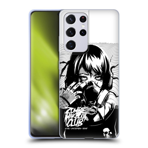Zombie Makeout Club Art Facepiece Soft Gel Case for Samsung Galaxy S21 Ultra 5G