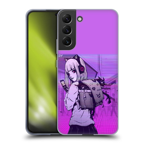 Zombie Makeout Club Art Drama Rides On My Back Soft Gel Case for Samsung Galaxy S22+ 5G
