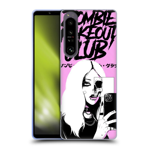 Zombie Makeout Club Art Selfie Skull Soft Gel Case for Sony Xperia 1 IV