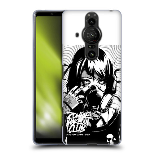 Zombie Makeout Club Art Facepiece Soft Gel Case for Sony Xperia Pro-I