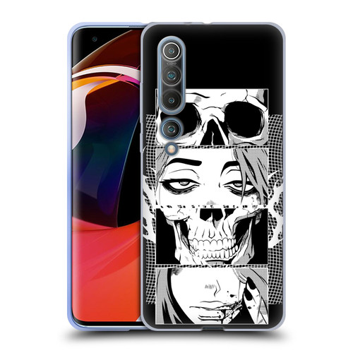 Zombie Makeout Club Art Skull Collage Soft Gel Case for Xiaomi Mi 10 5G / Mi 10 Pro 5G