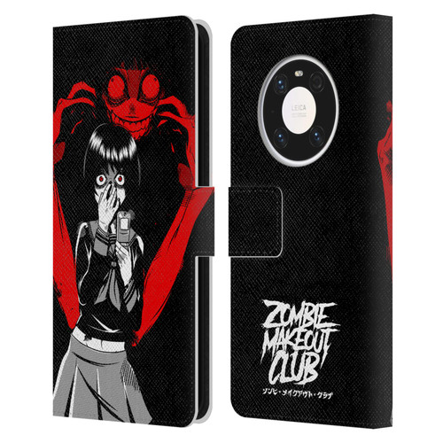 Zombie Makeout Club Art Selfie Leather Book Wallet Case Cover For Huawei Mate 40 Pro 5G