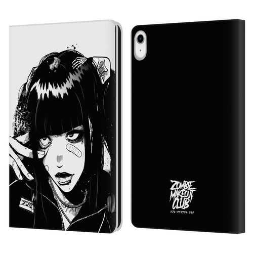 Zombie Makeout Club Art See Thru You Leather Book Wallet Case Cover For Apple iPad 10.9 (2022)