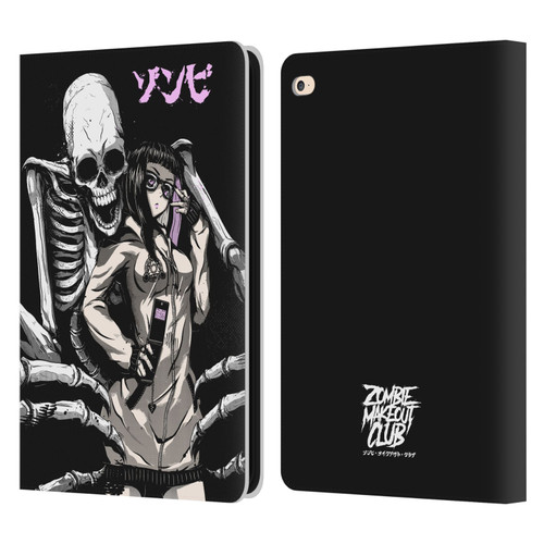 Zombie Makeout Club Art Stop Drop Selfie Leather Book Wallet Case Cover For Apple iPad Air 2 (2014)