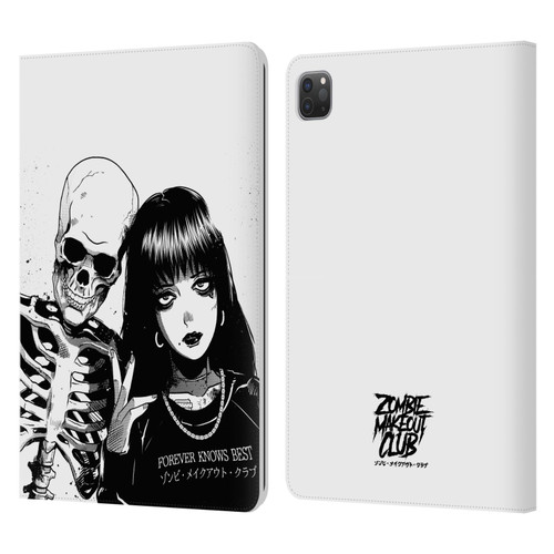 Zombie Makeout Club Art Forever Knows Best Leather Book Wallet Case Cover For Apple iPad Pro 11 2020 / 2021 / 2022