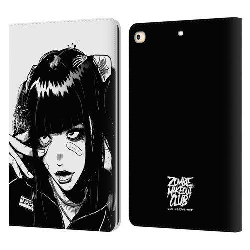 Zombie Makeout Club Art See Thru You Leather Book Wallet Case Cover For Apple iPad 9.7 2017 / iPad 9.7 2018