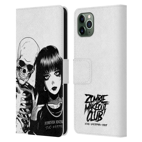 Zombie Makeout Club Art Forever Knows Best Leather Book Wallet Case Cover For Apple iPhone 11 Pro Max