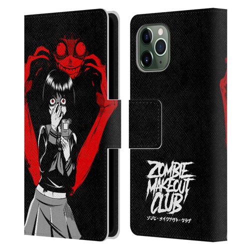 Zombie Makeout Club Art Selfie Leather Book Wallet Case Cover For Apple iPhone 11 Pro