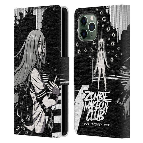Zombie Makeout Club Art They Are Watching Leather Book Wallet Case Cover For Apple iPhone 11 Pro