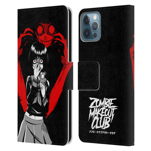 Zombie Makeout Club Art Selfie Leather Book Wallet Case Cover For Apple iPhone 12 / iPhone 12 Pro